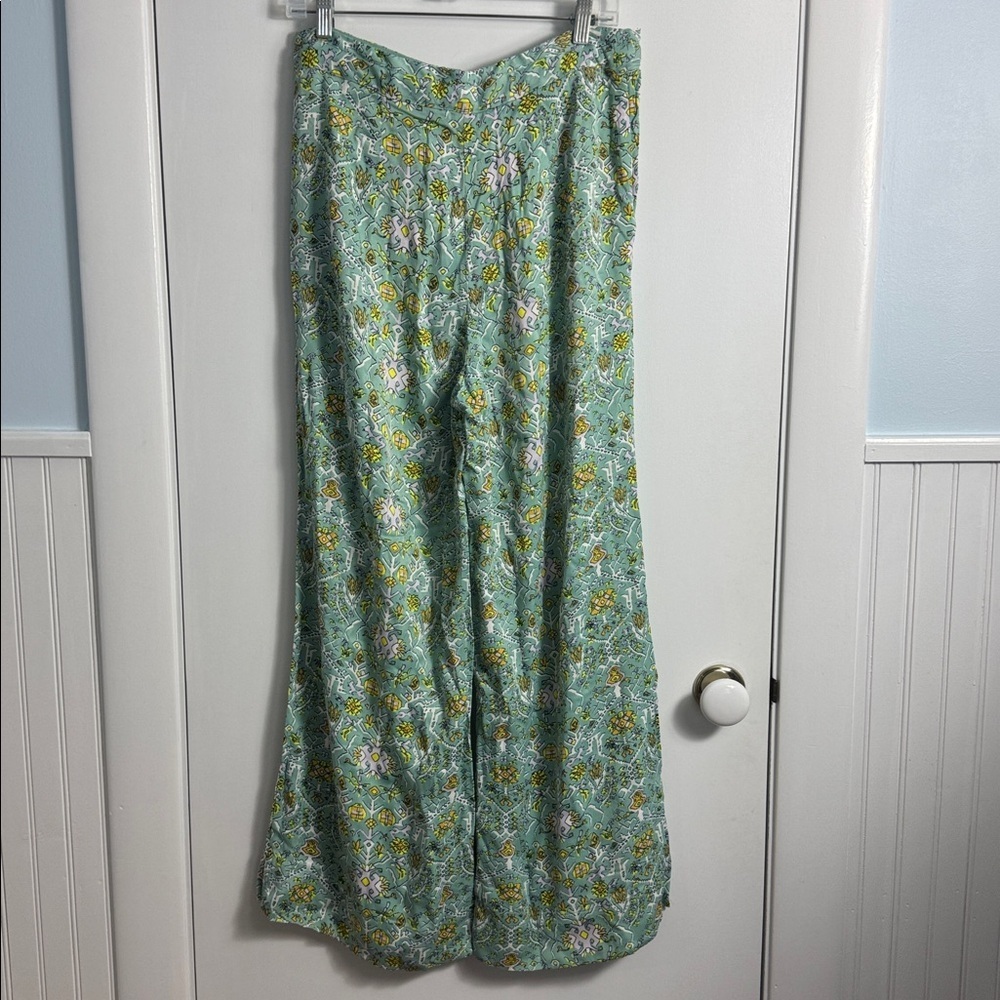 Anthropologie‎ Maeve Alina Island Wide Leg Pants Size 12 - Picture 5 of 10
